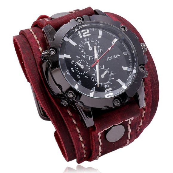 Other - ✨✨BRAND NEW Punk Style Vintage Handmade Leather Watch